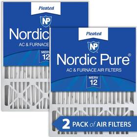Nordic Pure 689826771730 20x25x5 Merv 12 Pleated Honeywell Replacement Ac Furnace Air Filters