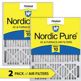 Nordic Pure 744110234978 16 Inch X 25 5 Honeywell/lennox Replacement Furnace Air Filter Merv 10