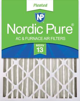Nordic Pure 816387013478 16x24x4 15 3/8 X 23 3 5/8 Pleated 13 Air Filter 1 Pack
