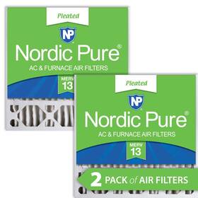 Nordic Pure 816387014109 20x20x5 19 5/8 X 7/8 4 3/8 Honeywell/lennox 13 Air Filters 2 Pack