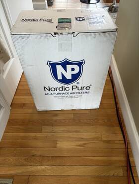 Nordic Pure 848224035961 20x25x1 19 1/2 X 24 3/4 Pleated Merv 14 Air Filters 12 Pack