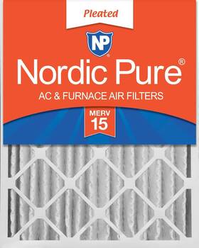 Nordic Pure 848224037095 16x24x4 15 3/8 X 23 3 5/8 Pleated Air Filter 1 Pack