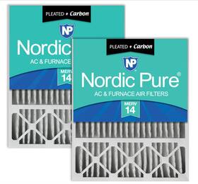 Nordic Pure 848224050858 20x25x5 Honeywell/lennox Replacement Merv 14 Air Filters 2 Pack