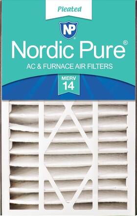 266649-105 Nordic Pure 848224076339 16x25x5 15 5/8 X 24 1/8 4 7/8 Air Bear 14 Filter 1 Pack