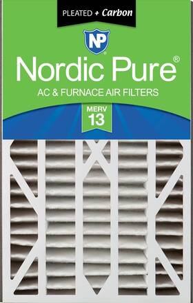 Nordic Pure 848224077527 16x25x3 15 13/16 X 24 5/16 3 13 Plus Carbon Trion Air Bear Cub Filter