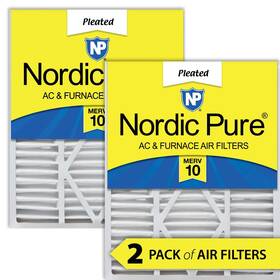 Nordic Pure 848224092094 20x25x5 1/4 20 X 25 3/8 5 Goodman/carrier/amana 10 Air Filters 2