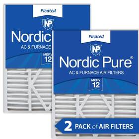 Nordic Pure 848224092117 20x25x5 1/4 20 X 25 3/8 5 Goodman/carrier/amana Repla