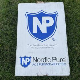Nordic Pure 848224092179 16x30x2 Pleated Merv 10 Air Filters 3 Pack