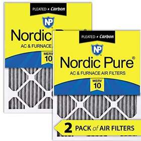 Nordic Pure 848224139812 18x20x1 17 1/2 X 19 3/4 Furnace Air Filters Merv 10 Pleat
