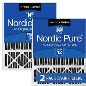 Nordic Pure 848224141648 20x25x5 19 7/8 X 24 4 3/8 Honeywell Replacement Air Filters Merv 12 P