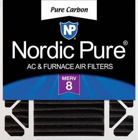 Nordic Pure 848224188254 20x20x5 19 5/8 X 7/8 4 3/8 Honeywell/lennox Odor Reduction 8 Filter 1 Pk