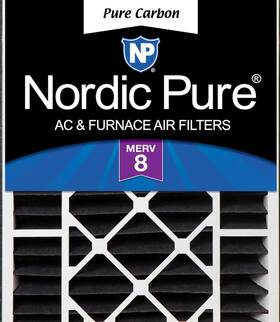 Nordic Pure 848224188377 20x25x5 19 3/4 X 24 1/4 4 7/8 Air Bear Reduces Odor Merv 8