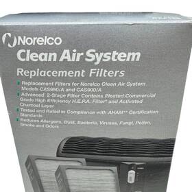 Caf195 Norelco Clean Air System Replacement Filter 2 Pack