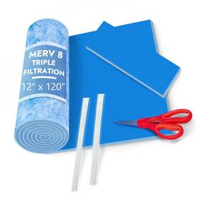 Northwest Enterprises 850066098196 Cut To Size Floor Vent Air Filters For Home - Merv 8 Electrostatic Fit Roll