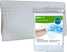 Merv13001 Northwest Enterprises Merv 13 Filter Media Cut To Fit Air Material Washable 24 Inch X