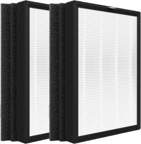 14523 Nyingchi 2 Hepa Filters 4 Carbon Replacement For Veva Prohepa 9000 Air Purifier