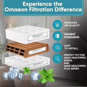 Omaeon 534534534534 3 Filters For Iqair Healthpro Series Air Purifier Compatible With Hyperhepa V5 Cell