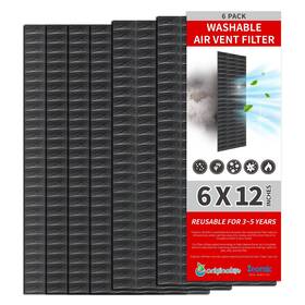 Original Life 711075651078 Originallife Washable Reusable Professional Air Vent/ac Vent Filter Floor R