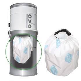 Fp-12-hepa Ovo 774891056216 Central Vacuum Hepa Filter Bag Prevent Allergie 12 Litre Fits -