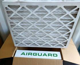 0450404 Parker New In Box Lot Of 2 Airguard Dp Max 20x25x4 Merv 8 Hvac Furnace Air Filters