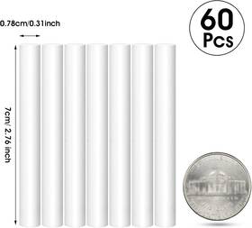 Sponges-03 Patelai 60-pack Car Diffuser Refill Sponges 2.75 Inch X0.31 Absorbent Filter Sticks
