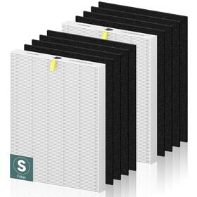 P-c545-2h8p Petox C545 Hepa Filter Compatible With Winix Air Purifier 2 H13 8 Carbon