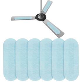 13026 Peutier 6pcs Ceiling Fan Filter 0.12 Inch Thickness Air Purifier Pads Ai