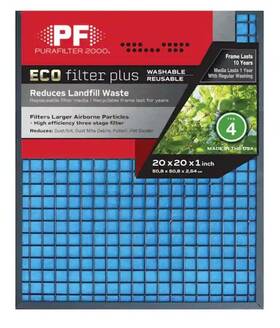 Fpr4 Pf 719218101873 Eco Washable Air Filter 20 Inch X 1 Brand New