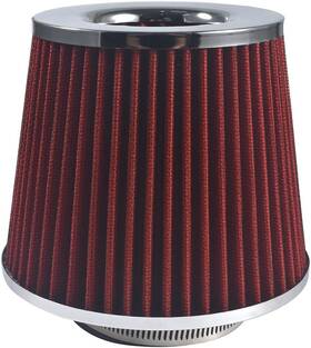 Pinkhatcat 753715684491 Red 3 Inch 76mm Performance High Flow Cold Air Intake Cone Replacement Dry Filte