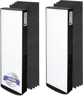 1183800 Popurure Replacement Hepa Air Filter Fits Select Purifier Models 2 Pack