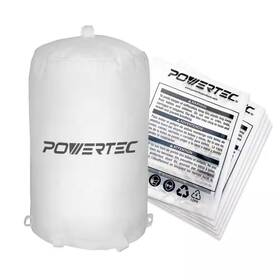 Powertec 313094072007 21 Inch X 31 Micron Filter Upper Bag With 5 Clear 20 43 Plastic Dus