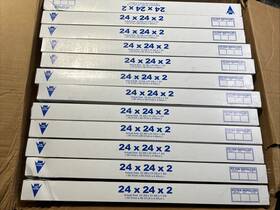 Eqp4024242 Preferred Case Of 12 Rheem 24 X 2 Merv8 Pleated Hvac Air Furnace Filters