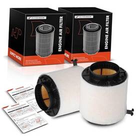 Apeaf1037 Premiumpartswhosale 2-pc Engine Air Filter Compatible With Audi A4 Quattro 2009 Q5 2009-2017 A5