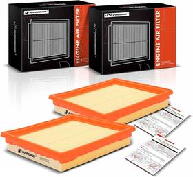 Apeaf109 Premiumpartswhosale 2-pc Engine Air Filter Compatible With Infinit Ex35 Ex37 G25 G35 G37
