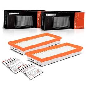 Apeaf113 Premiumpartswhosale 2-pc Engine Air Filter Compatible With Smart Fortwo 2008-2015 L3 1.3l