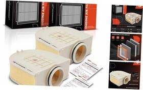 Apeaf1502 Premiumpartswhosale 2-pc Engine Air Filter Compatible With Genesis Gv80 2021 2022 2003 2024 2.5l