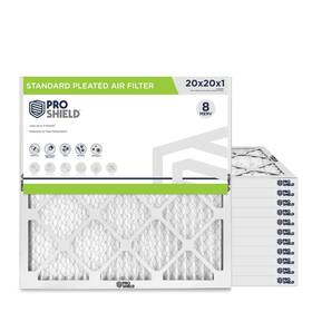Pshcp08-012020 Proshield 20x20x1 Merv 8 Pleated Filter 12 Pack