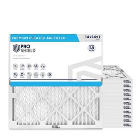 Pshcp13-011414 Proshield Case Of 12 14x14x1 Merv 13 Air Conditioner Furnace Pleated Filter New