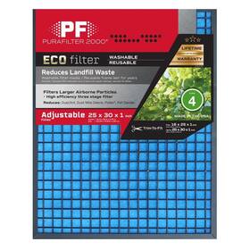Fpr4 Purafilter 2000 719218101897 25 Inch X 30 1 Eco Washable Air Filter