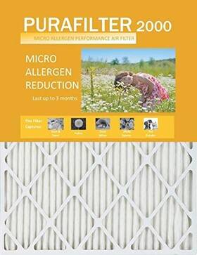 Purafilter 719218102382 Gold 22x24x1 21.5 X 23.5 11 1-inch Filter 4 Pack