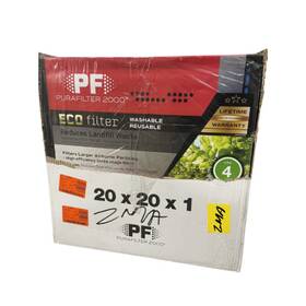 Pfwp2020fpr Purafilter 7 Pk 2000 20 Inch X 1 Eco Washable Air Filter