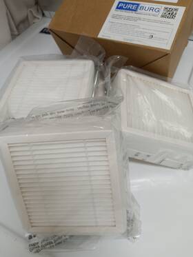 Pphp1596x04 Pure Burg 840239599063 Pureburg 4-pack Replacement Pet Hair Filters