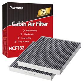 80291-t5r-a01 Puroma 2 Pack Cabin Air Filter With Activated Charcoal Layer Replacement For