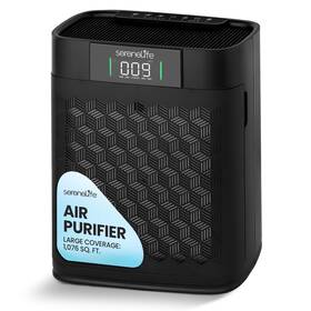 Slarp1076bk Pyle Serenelife Smart Home Room Air Purifier With Auto Modes Black