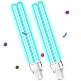 Mna-qualirey-2577 Qualirey 2 Pcs 9w Uv Light Bulb Compatible With D200 Air Purifier Purifie