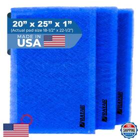B015rk9m4m Rayair Supply 20x25 Replacement Filter Pads Compatible Dynamic Air Cleaner