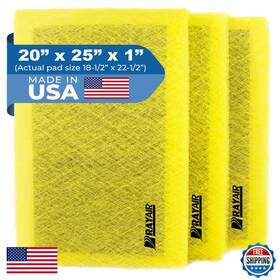 Rayair Supply B01cifx8xa 20x25 Replacement Filter Pads Designed To Fit Micropower Guard