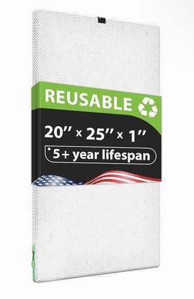 Ra20205 Reair Reusable Air Filter 20x25x1 Merv 8