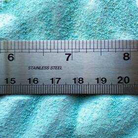 Red Tree Supply 724752979659 Crushed Turquoise Stone Fine 1oz Container For Jewelry Crafts Inlay Projects