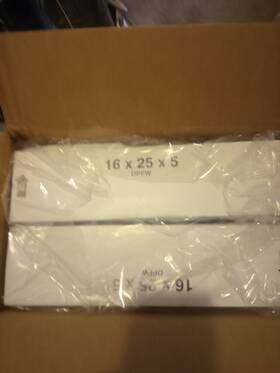 Rb-dpfr16x25x5m13dul-2pk Replacementbrand 2-pack Tier 1 - 16 X 25 5 Micro Dust Merv 13 Replacement Air Filter
